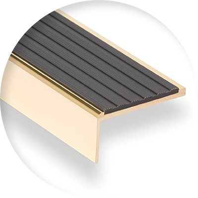 Brass Infill Stair Nosing