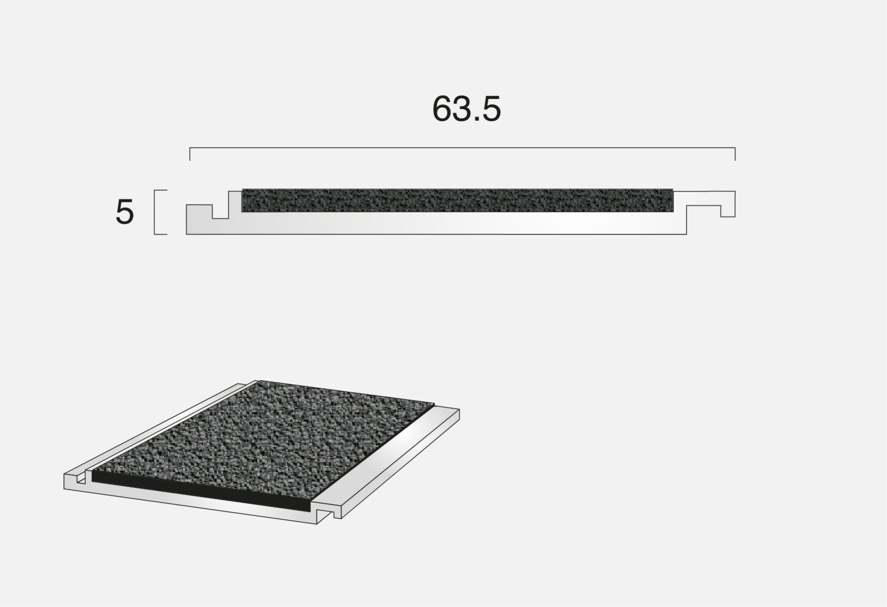 Olympic ANEXT Extension Heavy Duty Stair Nosing