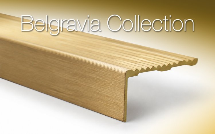 NEW &ndash; Belgravia Brass Stair Nosing Collection